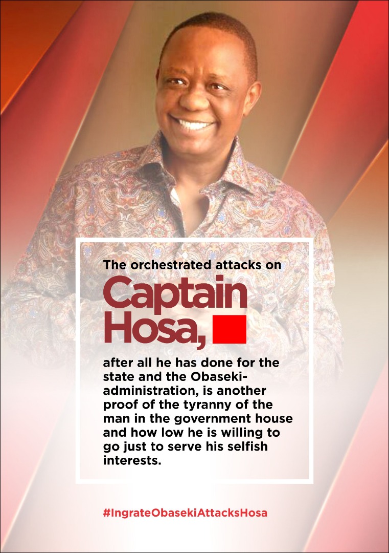 Bintu Ogboi Omorogie On Twitter Capt Hosa Has Committed His Life To The Service Of Humanity Come What May This We Have Seen Him Do Over The Years This He Has