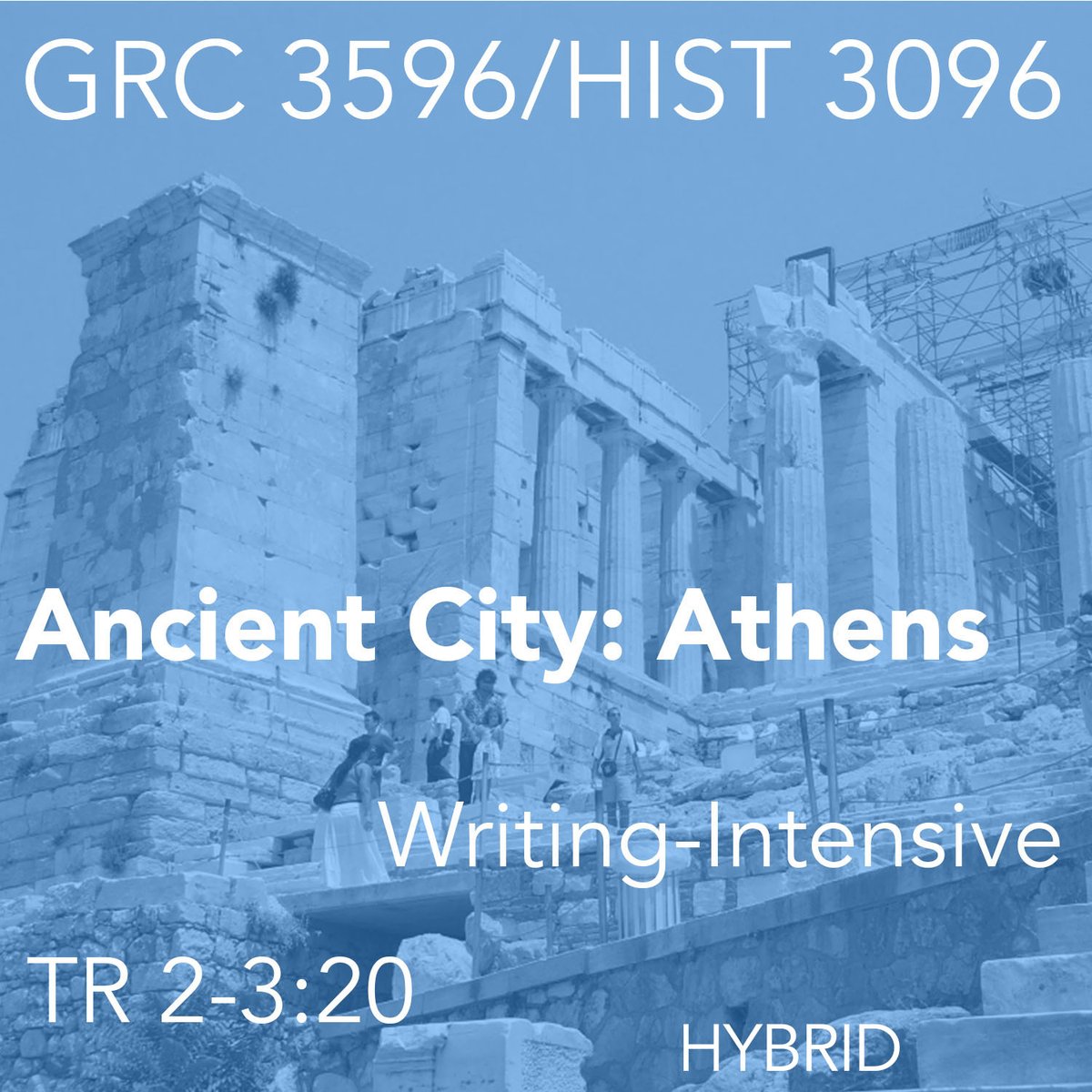 TempleClassics's tweet photo. Ancient City: Athens is a deep (and writing-intensive) look at classical Athens, and there are some high highs and low lows... GRC 3596/HIST 3096: TR 2-3:20, hybrid. #pericles #athens #writingintensive https://t.co/nQFMmSq1N9
