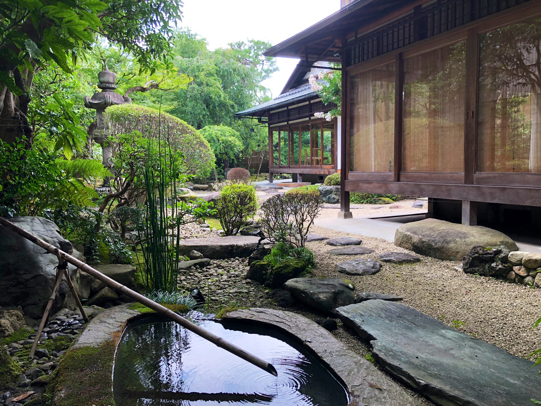 日本庭園メディア おにわさん The Japanese Gardens 源鳳院庭園 飛び石の感じや枯池の石組とかは古い時代のものという感じ 枯池の上部に面白い灯籠があるのです どこまでが植治かはさておき これまためちゃくちゃ良い建物 お庭 日本庭園メディア おにわさん The Japanese Gardens 源鳳院庭園 飛び石の感じや枯池の石組とかは古い時代のものという感じ 枯池の上部に面白い灯籠があるのです どこまでが植治かはさておき これまためちゃくちゃ良い建物 お庭
