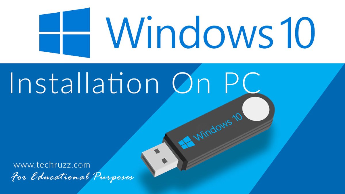 techruzz's tweet image. @TechRuzz #Windows10Installation How To Install Windows 10 On Your PC Or Laptop From A USB Flash Drive techruzz.com/blog/188-how-t…