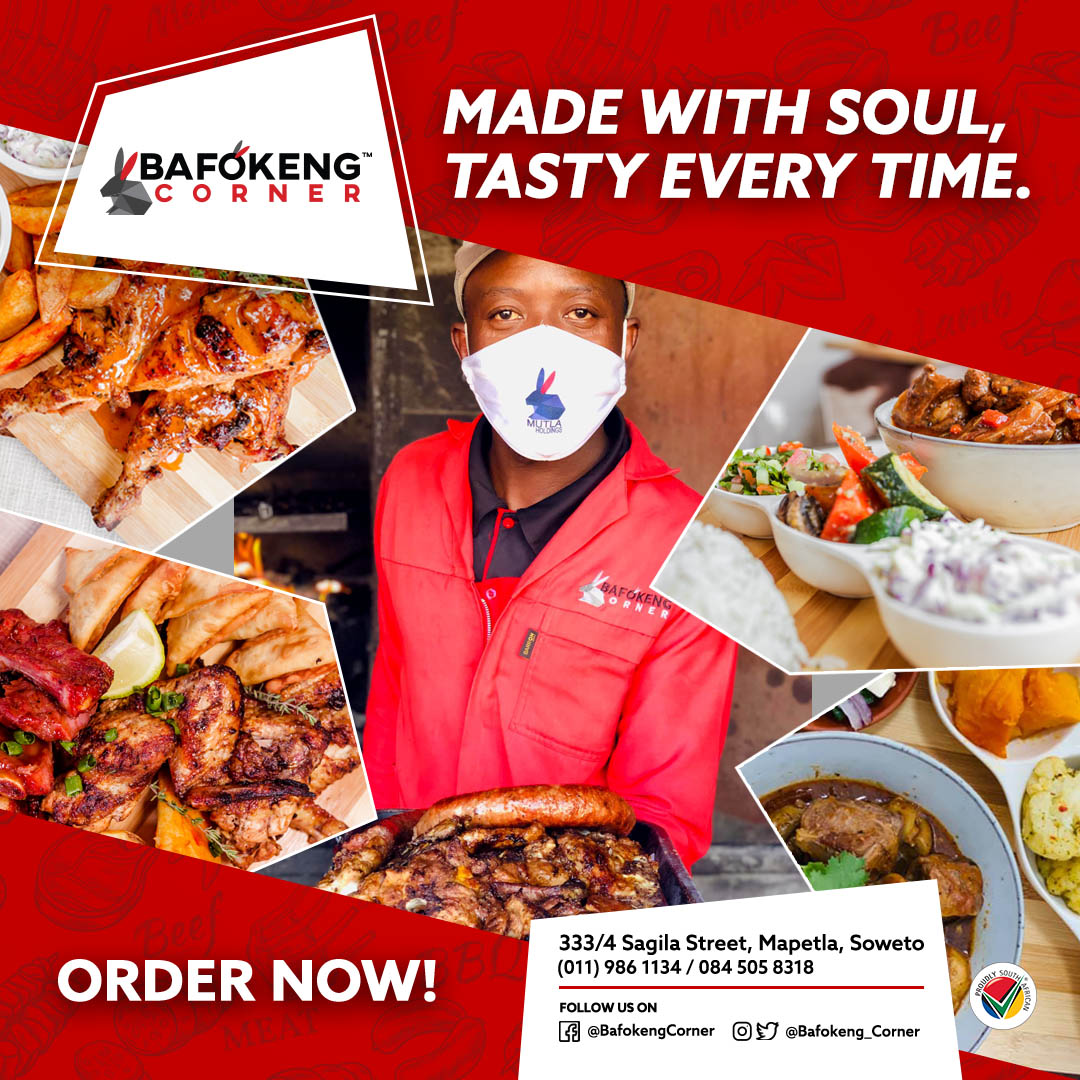 BafokengAuto's tweet photo. When it comes to delicious food, we got you every time. Pop in for your favourite, or we can deliver to your doorstep.  It's that easy. Soweto: 011 986 1134 / 084 251 4444
Midrand: 011 464 5222 / 084 333 2444.
#BafokengCorner #BafokengFarmVillage
#MutlaOnWheels
#MutlaHoldings https://t.co/ZtMaGEhv4L