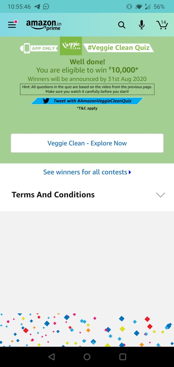 KgcKc's tweet photo. #AmazonVeggieCleanQuiz https://t.co/0U5DYPWYw0