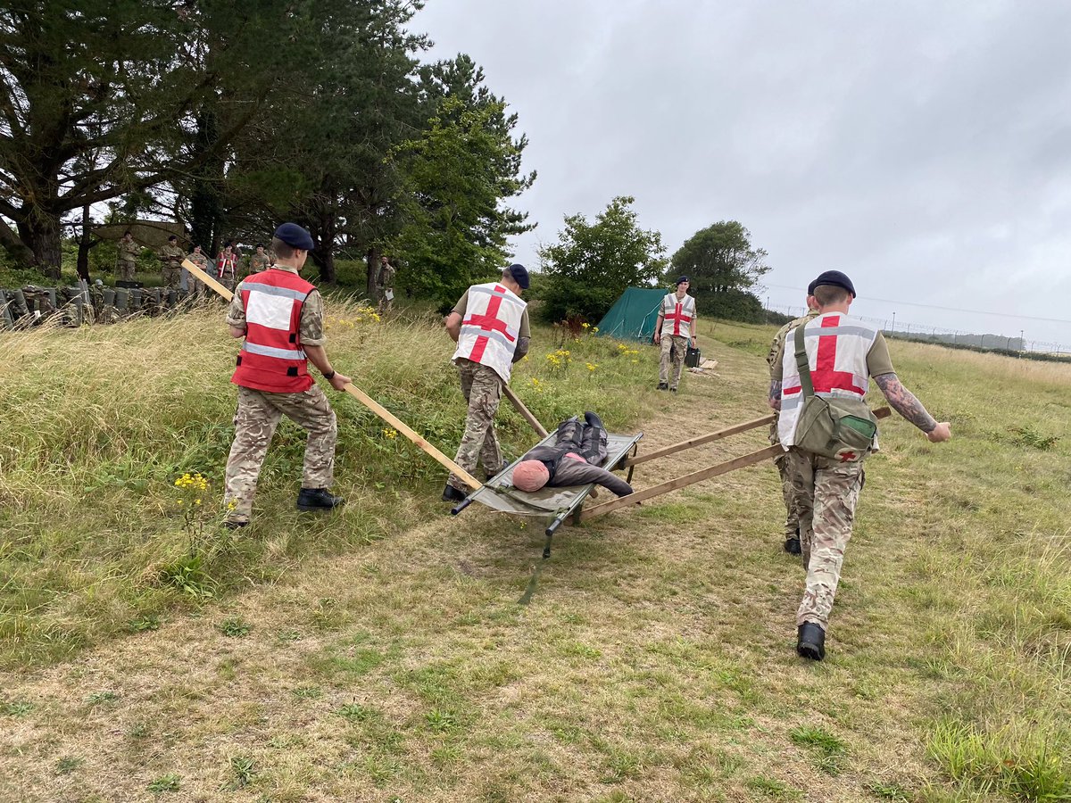 HMS_Raleigh's tweet photo. Yesterday was day 1 of Exercise Audacious Defender for the #Gould08s, which saw them providing humanitarian aid and disaster relief to the people of Cornica. #finalex #rollonday2 https://t.co/kI9hC0ORuw
