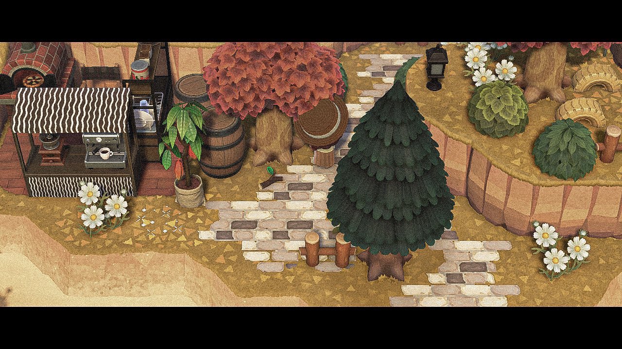 マイデザまとめ あつ森 攻略 マイデザまとめ お洒落なカフェれんが𓌉 𓇋 ータグー 床 地面 道 煉瓦 秋 カフェ Floor Ground Road Brick Autumn Cafe 바닥 지상 도로 벽돌 가을 マイデザイン マイデザ マイデザインpro 동물의숲 Acnhdesign 動物