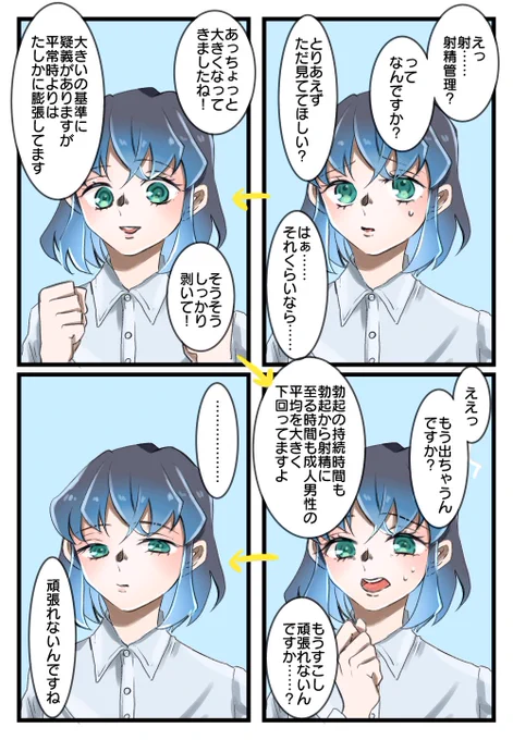 ⚠️205話
⚠️そして下品

アオバチャンの射精管理 