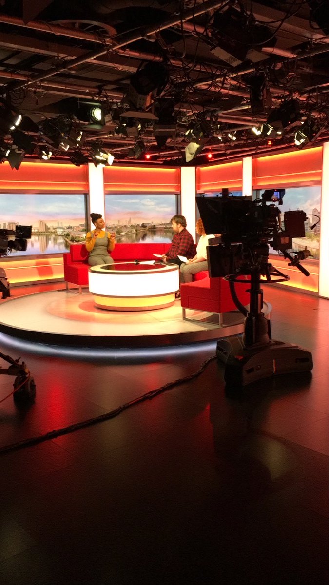BeyondBrontes's tweet photo. #TBT back to February when we took over the BBC Breakfast studios, interviewing Emmanuelle Lhoni- just waiting for the call to tell us we can take over permanently... Dream of working behind-the-scenes like this? There's still a week to go to apply for #BeyondBrontes year two! https://t.co/CAkTRzWI8b