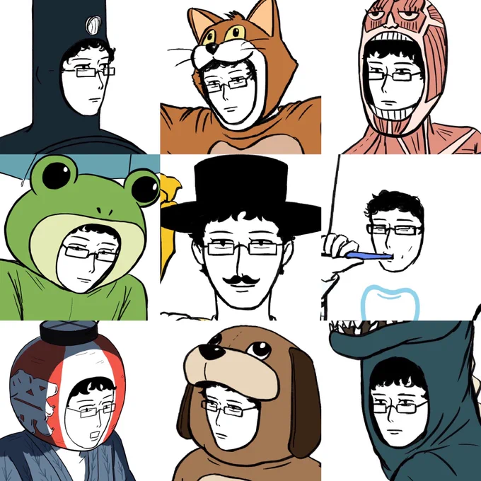 #faceyourart 
着ぐるみパパ ver. 