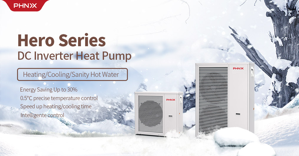PHNIXEN's tweet image. With advanced heat pump technology, Hero series heat pump have outstanding features to provide you with stable house heating, cooling and hot water.
*Energy saving up to 30%
*0.5℃ precise temperature control
*Speed up heating/cooling time
*Intelligent defrosting