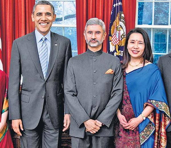 Apparently Kyoko, Jaishankar's wife, is Japanese.