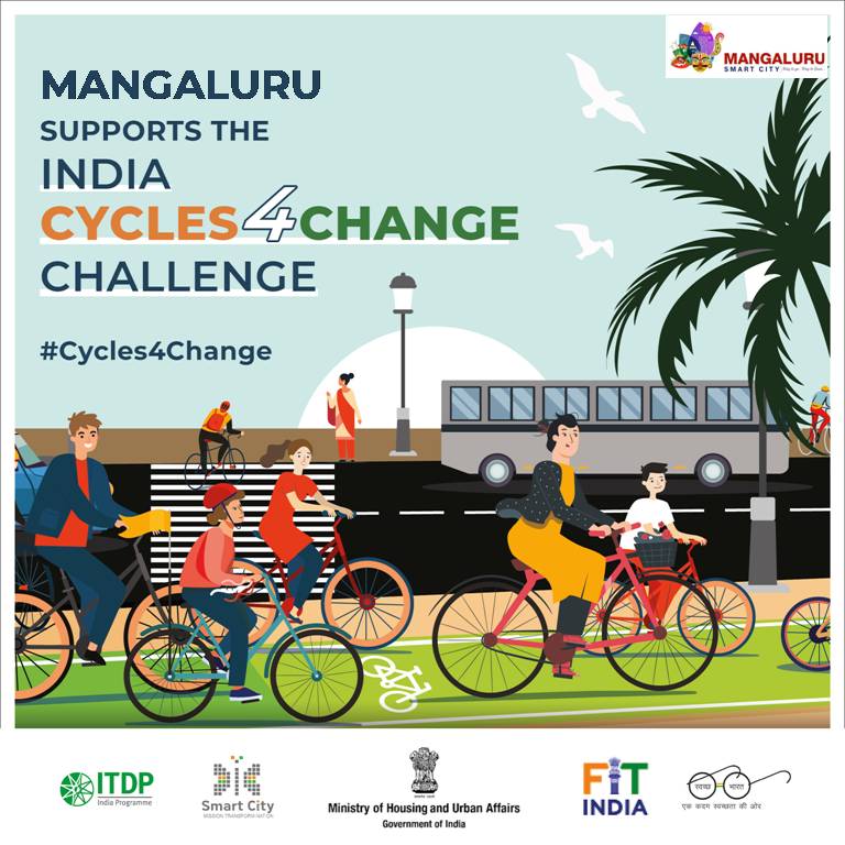 SmartMangaluru's tweet photo. Hello Kudla...

Mangaluru Smart City participates and Supports in  India Cycles4Change Challenge an initiative of @SmartCities_HUA, @MoHUA_India to inspire and support Indian cities to quickly implement cycling-friendly initiatives.
#Cycles4change #cycles4challenge https://t.co/2DHAcAitcW