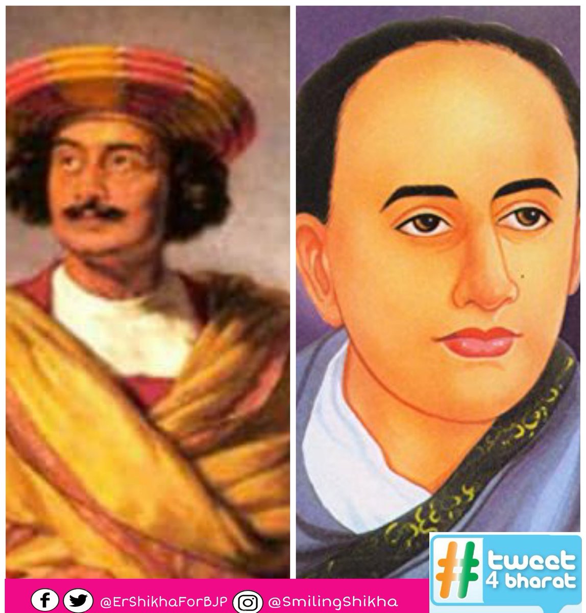 Thread 8/8 #Tweet4Bharatपर ये "लैंगिक समानता",आएगी कैसे?जब महिलाओं के अधिकारों हेतु राजाराम मोहन रॉय और ईश्वर चंद विद्यासागर जैसे महापुरुष आगे आएंगे और समाज को पुनः नया मोड़ देंगे।कुछ बदलाव उन्होंने किये,आइये कुछ आप और हम मिलकर करते हैंतब शायद आ जाए "लैंगिक समानता"