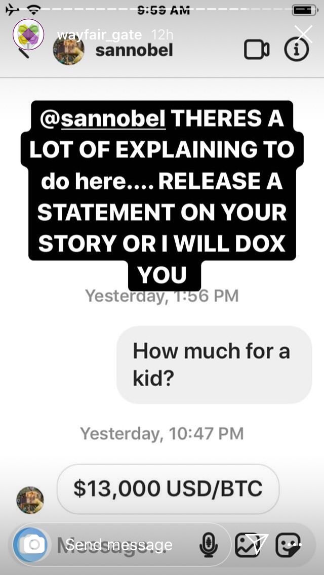 QanonRuk's tweet photo. Wayfairgate now on Instagram?! Notice how ‘Sannobel’ Instagram posts all have different locationsThe page is clearly stating that they are trafficking children!
#pizzagatelsreal #wayfairchildtrafficking #Wayfairgate #pizzagate2020 #Amazontrafficking #EpsteinFiles #SAVETHECHILDERN https://t.co/KuTD24L87r