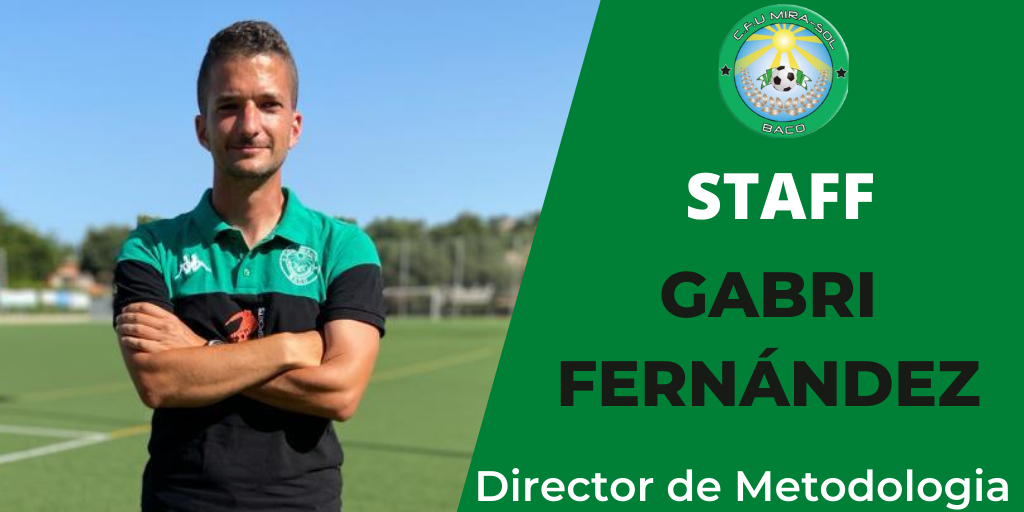 cfumirasolbaco's tweet photo. Avui volem presentar-vos una incorporació molt especial per aquesta temporada, Gabri Fernández, Director de Metodologia.
"El dia a dia i les ganes de millorar ens portaran a créixer 
personalment i en conjunt com a club 
formador de futbol"
 #cfumirasolbaco #futbol #verdinegres https://t.co/sv6ygldTbV