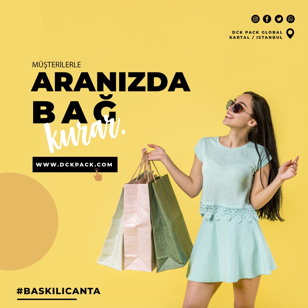 DCK PACK GLOBAL 
dckpack.com info@dckpack.com - 0216 306 7595 - 0553 561 1612 - #dckpack #dckpackglobal #ambalaj #poşet #çanta #baskılıambalaj #baskılıpoşet #baskılıtorba #atletpoşet #pvcçanta #kilitlipoşet #kargopoşeti #jelatinpoşet #marketpoşeti #baskılıkargopoşeti