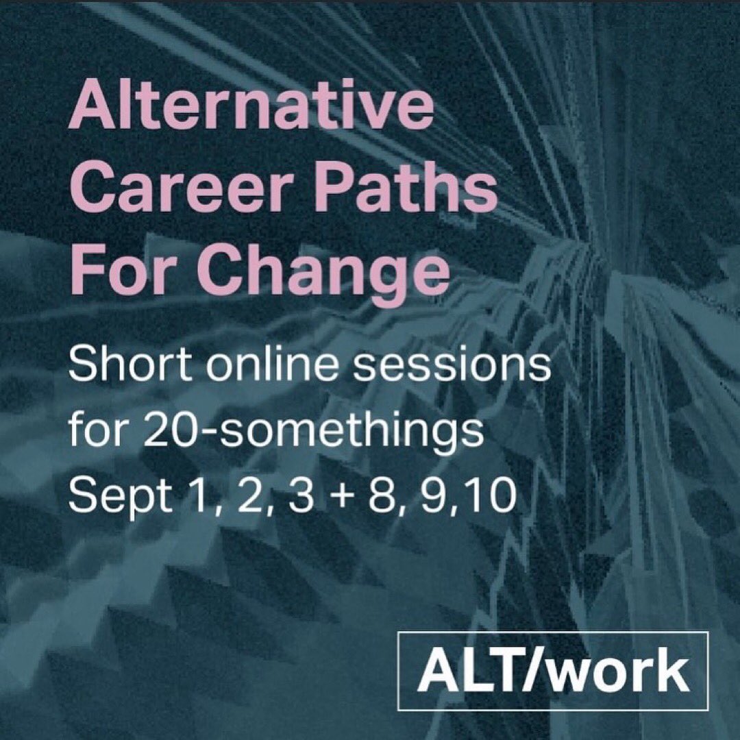Imagining a better future of work for young people with this exciting new event taking place next month. Follow ALTwork.live on Insta for the latest updates and join the conversation #ALTworklive 

Can we afford not to invest in ALT/futures?

instagram.com/p/CDhIT0HpziM/…