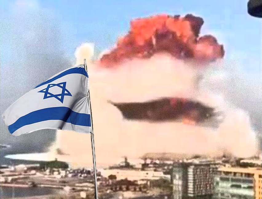 sans_masques's tweet photo. Richard Silverstein :

 Israël a pris pour cible un dépôt d'armes du Hezbollah dans le port et avait prévu de le détruire avec un engin explosif. L'explosion du dépôt d'armes a enflammé l'entrepôt voisin, provoquant la catastrophe :
#IsraelAttackedLebanon

https://t.co/jsJQ5a6B61 https://t.co/ueGs0pcqox