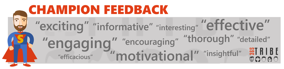 your365tribe's tweet photo. Excited to share some of the words used by our Digital Champions to describe our Programmes this week! 😍 
https://t.co/pAhKqEKSQI

#digitalchampions #championfeedback #msteams #microsoft365 #m365 #office365 https://t.co/LoAN0MCgiB
