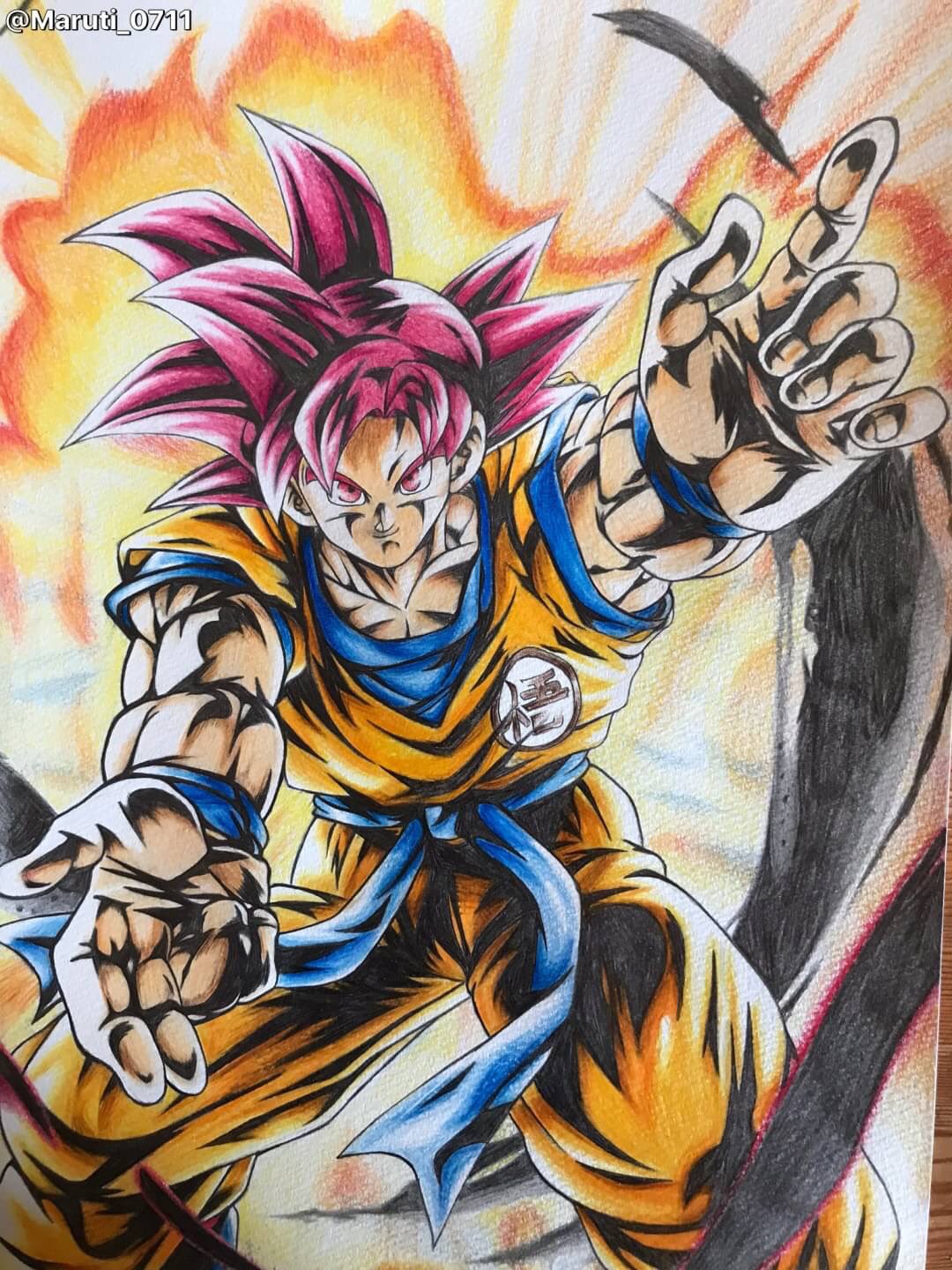 マルチ ドラゴンボール超ブロリー 孫悟空 Br 超サイヤ人ゴッド 完成しました 模写 イラスト ドラゴンボール ドラゴンボール超 孫悟空 悟空 コラボ絵 イラスト好きな人と繋がりたい T Co q8xz1zwm Twitter