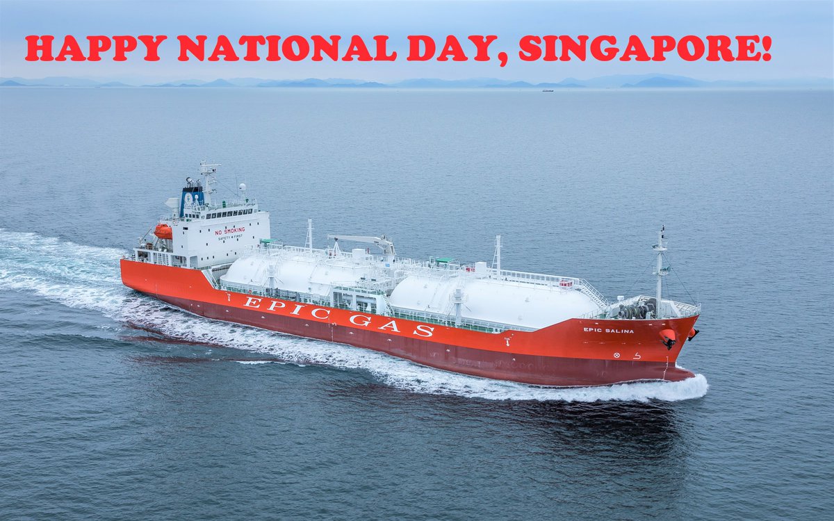 EpicGasLtd's tweet photo. Happy National Day, Singapore!
#EpicGas  #NDP2020  #TogetherStrongerSG  #OurHeartforSG https://t.co/KFs0BtouGI