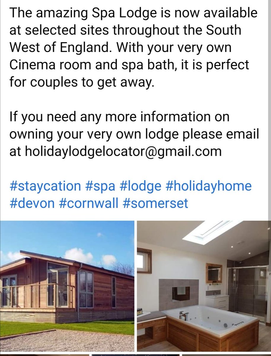 #Staycation2020 #spalodge #cinemaroom  #cornwall #devon #Somerset #holidayhome #lodge