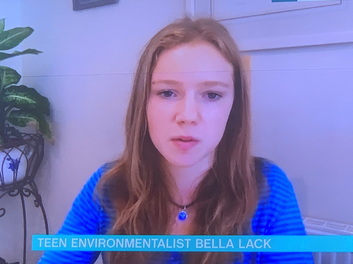 StreetCube's tweet photo. Bella Lack is one of the young hero’s championing climate change and sustainable food systems. @thismorning #sustainability #organic #BellaLack come and see us in Wandsworth https://t.co/oOr6qPttYD