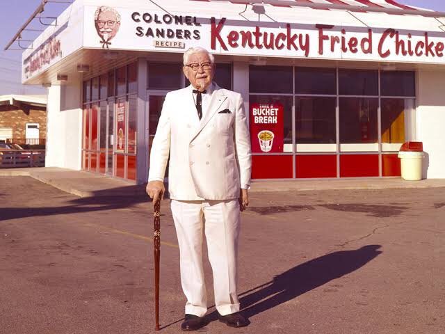 Kentucky Fried Chicken grew in popularity and was one of the first restaurants to offer a chicken based menu. Most of the fast food companies at the time sold hamburgers and people loved that Sanders was doing something different. The secret to this success, 11 different spices.