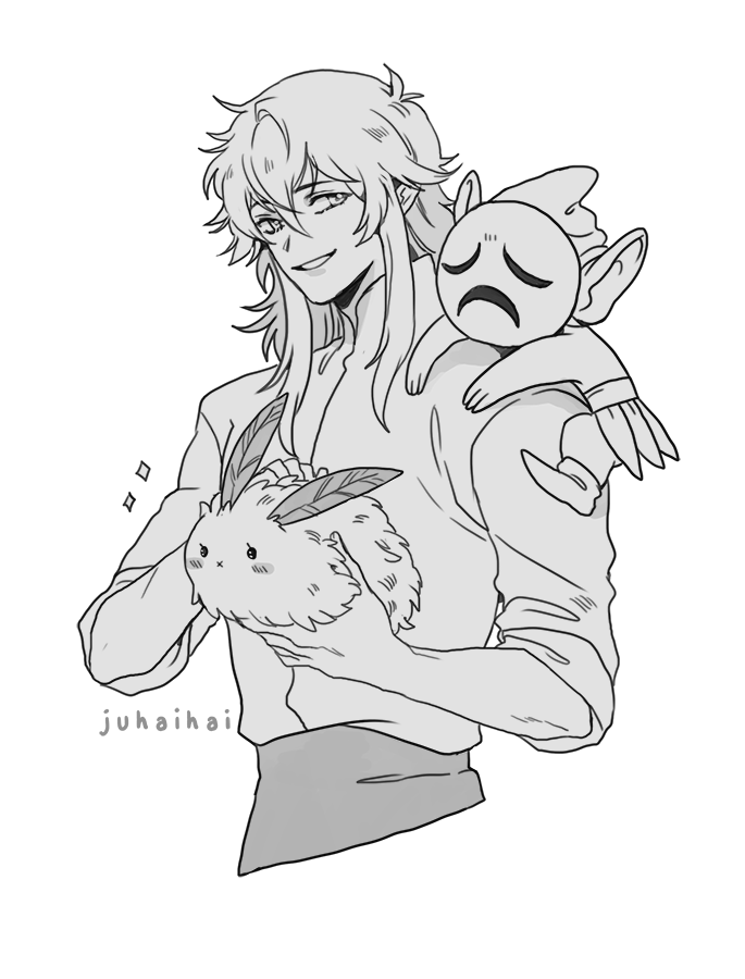 [DND] I dont have any new art but here's some doobles of my half elf mage, Karr, with some new tiny companions #dnd ? 