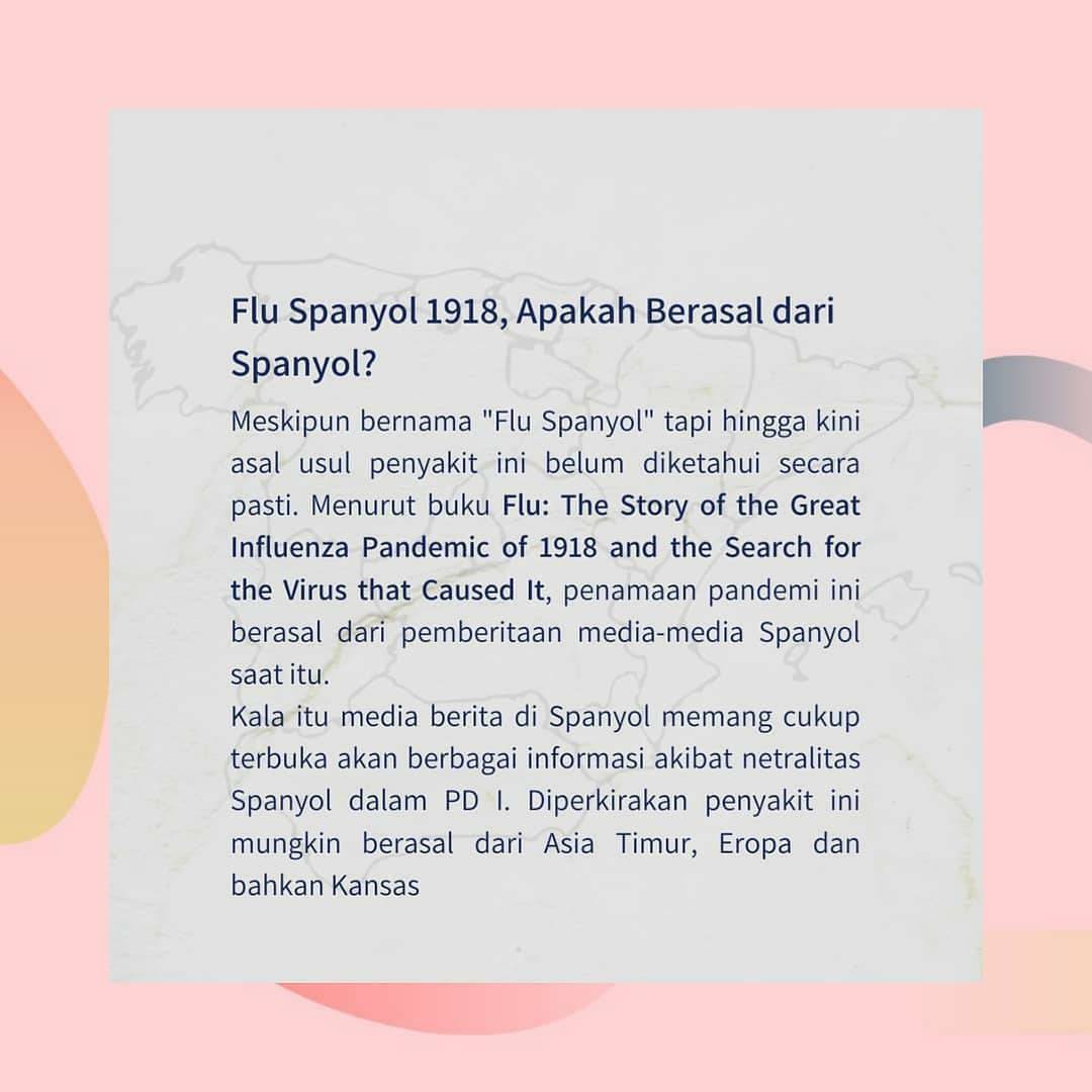 VolunteerDoctor's tweet photo. Sebelum terjadi pandemi covid-19, pada tahun 1918 juga terjadi pandemi flu 1918. Flu 1918, juga dikenal sebagai Flu Spanyol, berlangsung hingga 1920 dan dianggap sebagai salah satu pandemi paling mematikan dalam sejarah modern. 
#WeeklyRead 
#VolDJabarGel19 https://t.co/r3eWQnWcJr