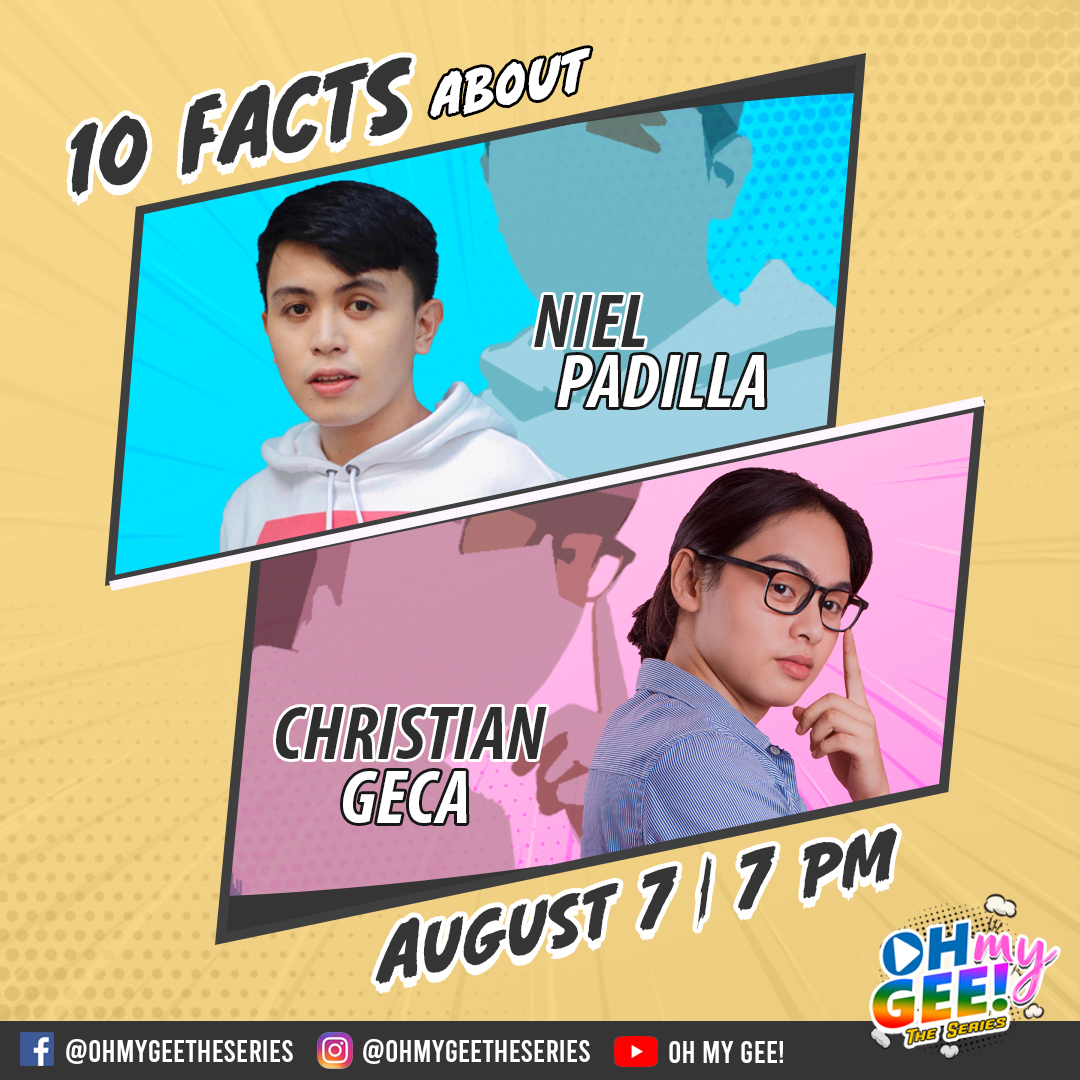 OMGBLSeries's tweet photo. Know the 10 FACTS about Niel Padilla and Christian Geca tomorrow at 7 PM in REBM LOTUS Production Youtube Channel - The home of upcoming and most anticipated Philippine BL series in YouTube, #OhMyGee! the series <3

Channel link - https://t.co/0yIp4Wsrbj

#PinoyBL #BLSeries https://t.co/0Mu0tSLYXL
