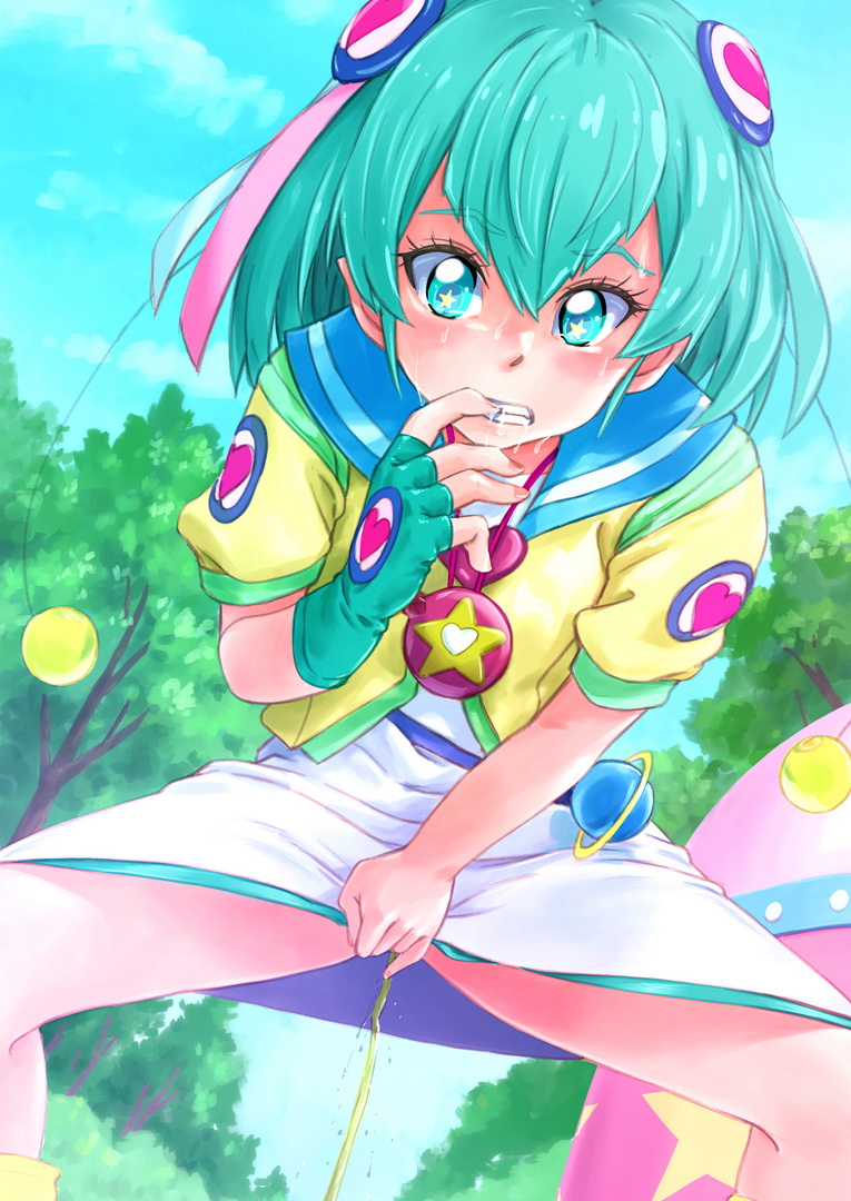 今日のおしっ娘四日目。「羽衣ララ」。 