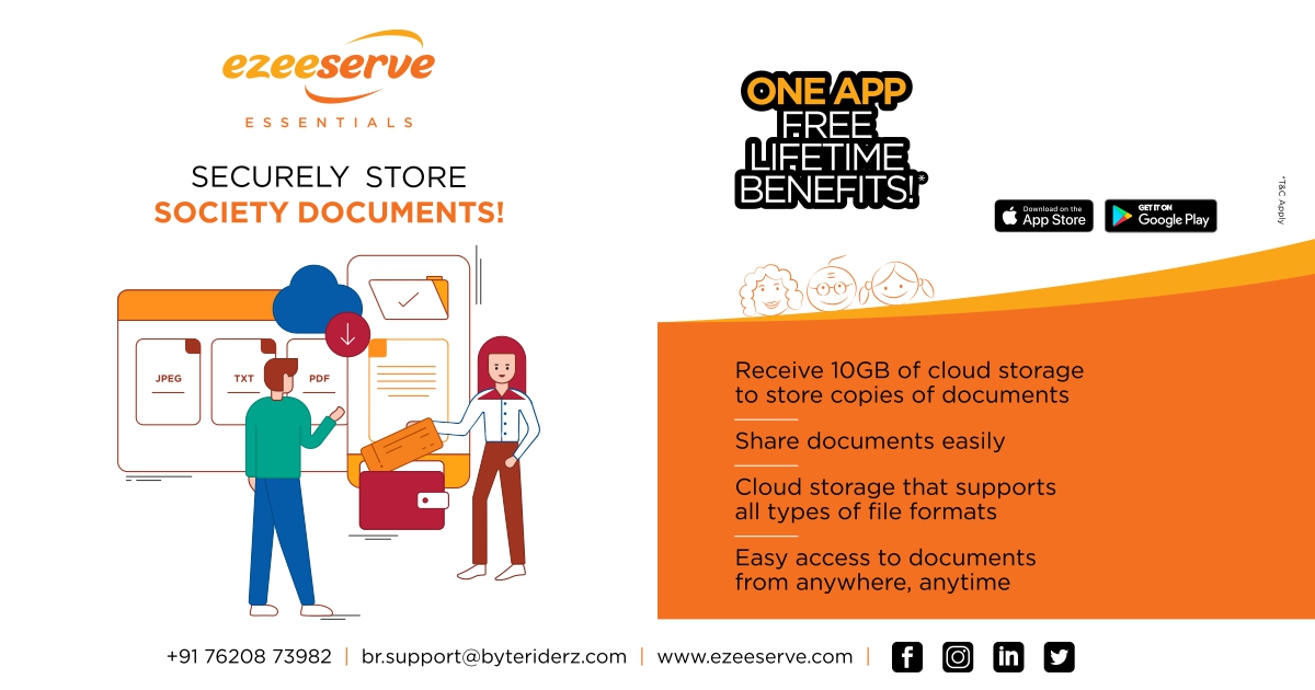 ezeeServe's tweet photo. Get access to all the important society related documents at your fingertips with #ezeeServe.

𝐁𝐨𝐨𝐤 𝐘𝐨𝐮𝐫 𝟗𝟎-𝐃𝐚𝐲 𝐅𝐫𝐞𝐞 𝐓𝐫𝐢𝐚𝐥
📧Email: br.support@byteriderz.com
🌐 Visit: https://t.co/cEtjTQql4d

#ezeeServeApp #DocumentWallet #SocietyDocuments #housingsociety https://t.co/zcEnXKnTWd
