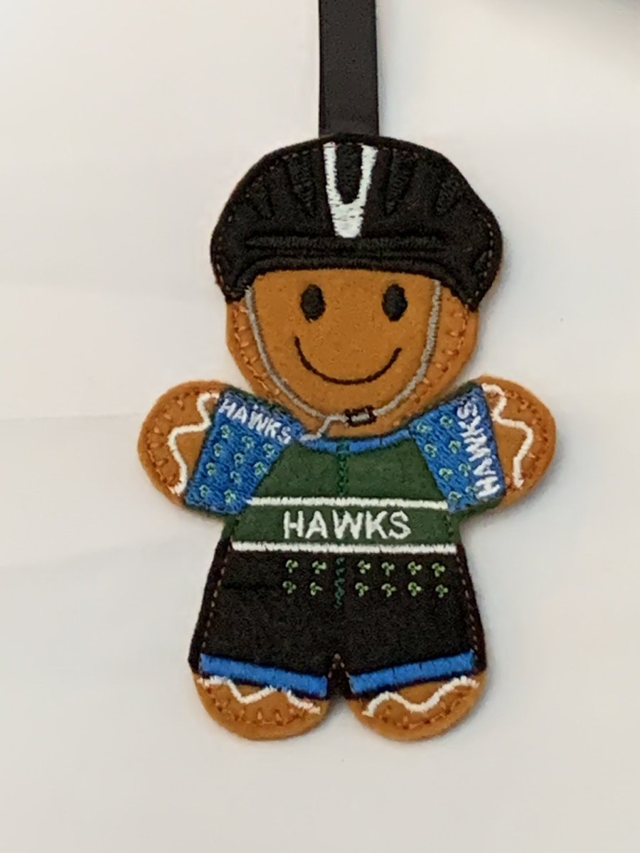 Fantastic new gingerbread rider delivered today with our new club kit .. how awesome, thank you facebook.com/Personalised-b…