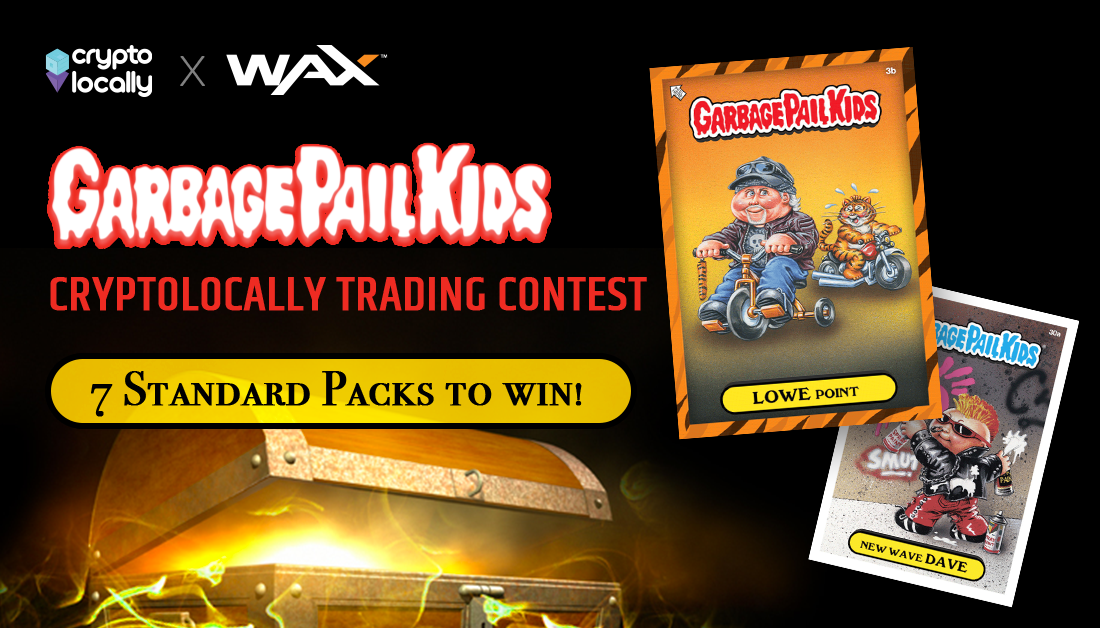 cryptolocally's tweet photo. 🔥New $WAX Trading Contest🔥

7 #GPK “Goes Exotic” standard card packs to win🐯

To enter:
1⃣ Follow us &amp; RT this post
2⃣ Join our Telegram (link in bio)
3⃣ Trade WAX on CryptoLocally (top 3 accounts with the largest WAX trading volume will win)

Rules 👉 https://t.co/Zgu6cw8d9x https://t.co/n1js34yDKK