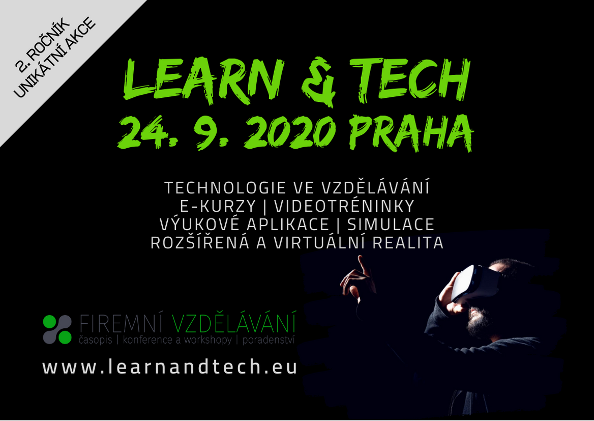 TomasLanger81's tweet photo. Showcase technologií ve firemním vzdělávání LEARN &amp; TECH 2020 se blíží! Už 24. 9. 2020 se v Praze uskuteční přehlídka e-kurzů, simulací, virtuální reality a dalších technologií ve vzdělávání. 🤖
Více informací na webu https://t.co/SkqM6ZdpVv 👈
Tým Firemního vzdělávání :) https://t.co/4T1KQcCE1X
