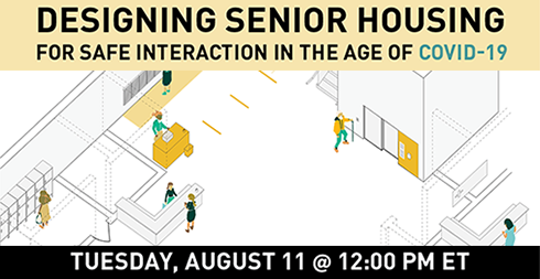 Harvard_JCHS's tweet photo. REGISTER: How do we design senior housing for safe interaction, not social isolation, in the age of COVID-19 and beyond? 

There are a limited number of spots available for our webinar next Tuesday, August 11 with @MASSDesignLab. 

https://t.co/hQv1CUEZs7 https://t.co/cbsSQbkYfU