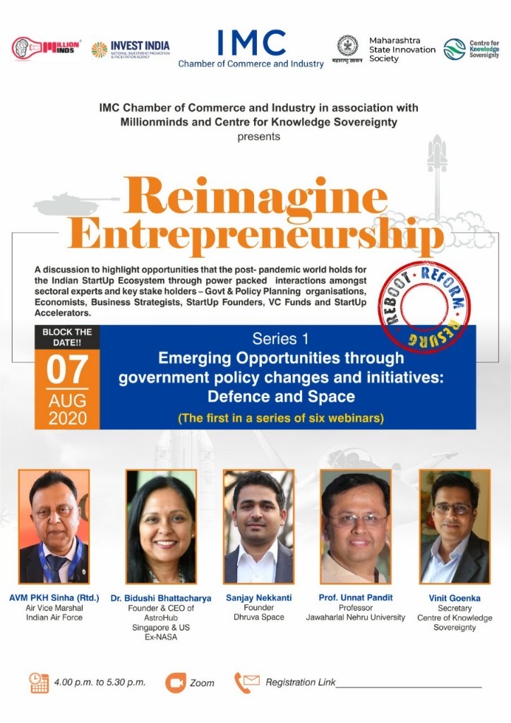 astro_bidushi's tweet photo. Honored to speak Friday, 06 Aug, on post-COVID NewSpace opps in India w/  @DhruvaSpace's  @Sanjay Nekkanti; AVM PKH Sinha, Indian Air Force; Prof Unnat Pandit, JNU; &amp; moderator @Vinit Goenka, Secy, Ctr for Knowledge Sovereignty.  https://t.co/UN2bxJS4Vi
 
@IMC_India 
#AstroHub https://t.co/CGS6EatuUu