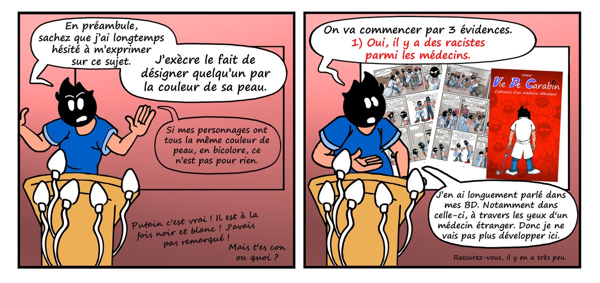 VieDeCarabin's tweet photo. Le racisme en médecine (1/2) https://t.co/k4I8ArNeMj