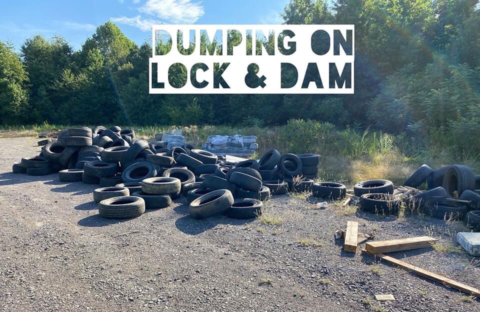 RSVLCityHall's tweet photo. Our Code Enforcement Officers have been notified of illegal dumping on Lock and Dam Road. 

This is a violation of not only City Ordinance 2084 Section 3, but it is also a violations of Arkansas State Law.

 If you have information regarding this issue, please notify our offices. https://t.co/UpFbLAFzv1