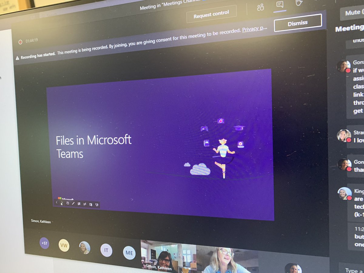 HillsideES's tweet photo. Thanks Vanguard team! Getting us prepared for remote teaching and learning! #microsoftteams #HillsideTogether #vanhuskies https://t.co/ffbcdn6o1y