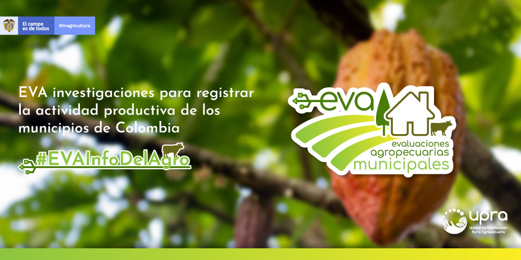 UPRAColombia's tweet photo. ¿Sabías que desde 1970 el @MinAgricultura desarrolla las Evaluaciones Agropecuarias Municipales #EVA?
Este año la #UPRA tiene a cargo esta responsabilidad y para ello diseñó un modelo que las reconoce como un sistema integral de información. #EvaInfoDelAgro @felipeff https://t.co/7I3pZ67jXo