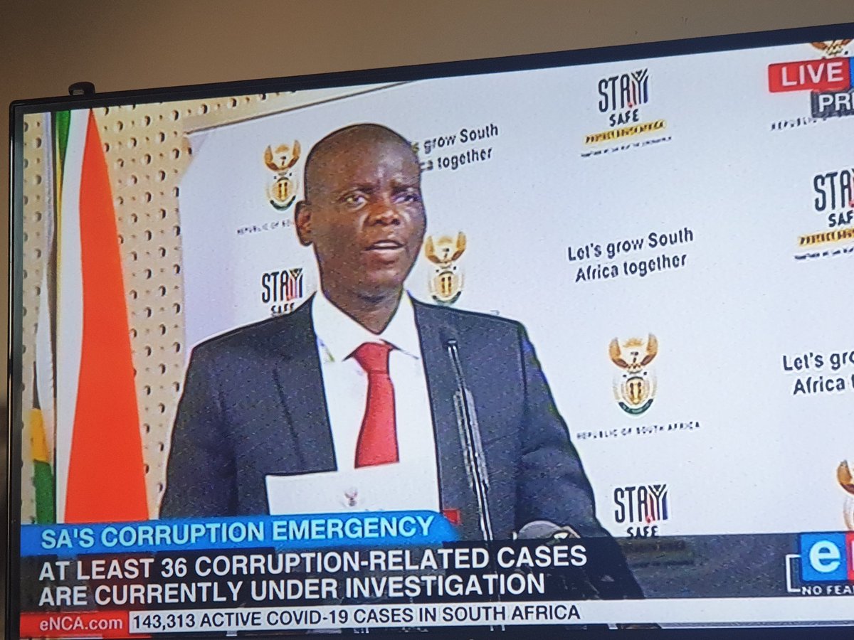 SharnaFernandez's tweet photo. Read and weep South Africa! 😰
Never thought I would live to see SA experiencing a #CorruptionEmergency 🇿🇦
The answers provided to questions, indicate a government in denial.
They are stealing with impunity and are taking citizens for fools! https://t.co/Yd4pVkkqkB
