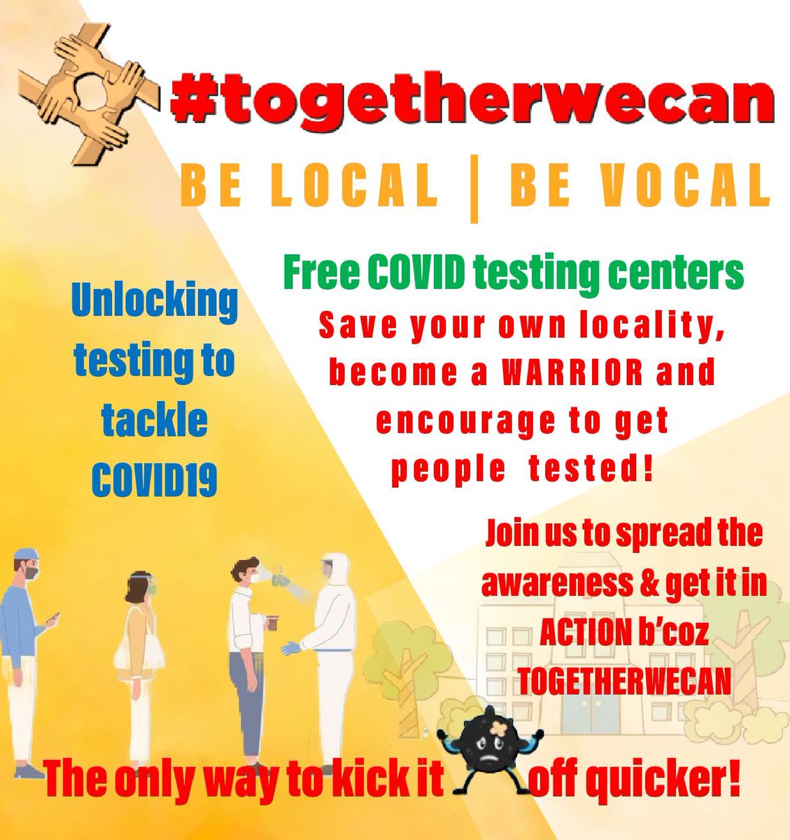 twcnagpur's tweet photo. True leaders create more leaders! Lead your area and become a warrior! Help people follow the protocols and break the chain! #togetherwecan @ngpnmc @anuchhabrani @NikunjDayma @ineerjaa @Covid19Nagpur @chaitanyathkr27 @vinaypande_TOI @wasudewmishra98 @adatiya_harish @AkshitaCSR https://t.co/c0Zyl1kDwY