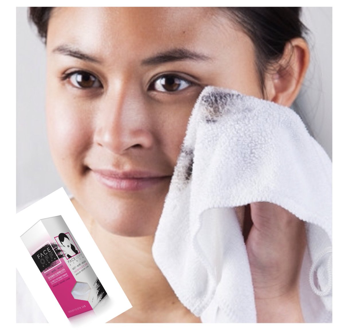 faceoffcloth's tweet photo. Even mascara doesn’t stand a chance against FaceOff #faceoffcloth #thegrommet #MUA #makeupremover #skincare #naturalproducts #mascara #foundation #Eyeshadow #makeuplooks #makeuptutorial #justwater #wetwipewash https://t.co/7T3J8zE3m4