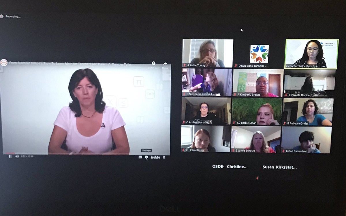 excel_ok's tweet photo. New members of our #math NIC are learning about Number Talks from the awesome @joboaler  #networkedimprovementcommunity  #numbertalks #oklaed https://t.co/exoBaDp4JO