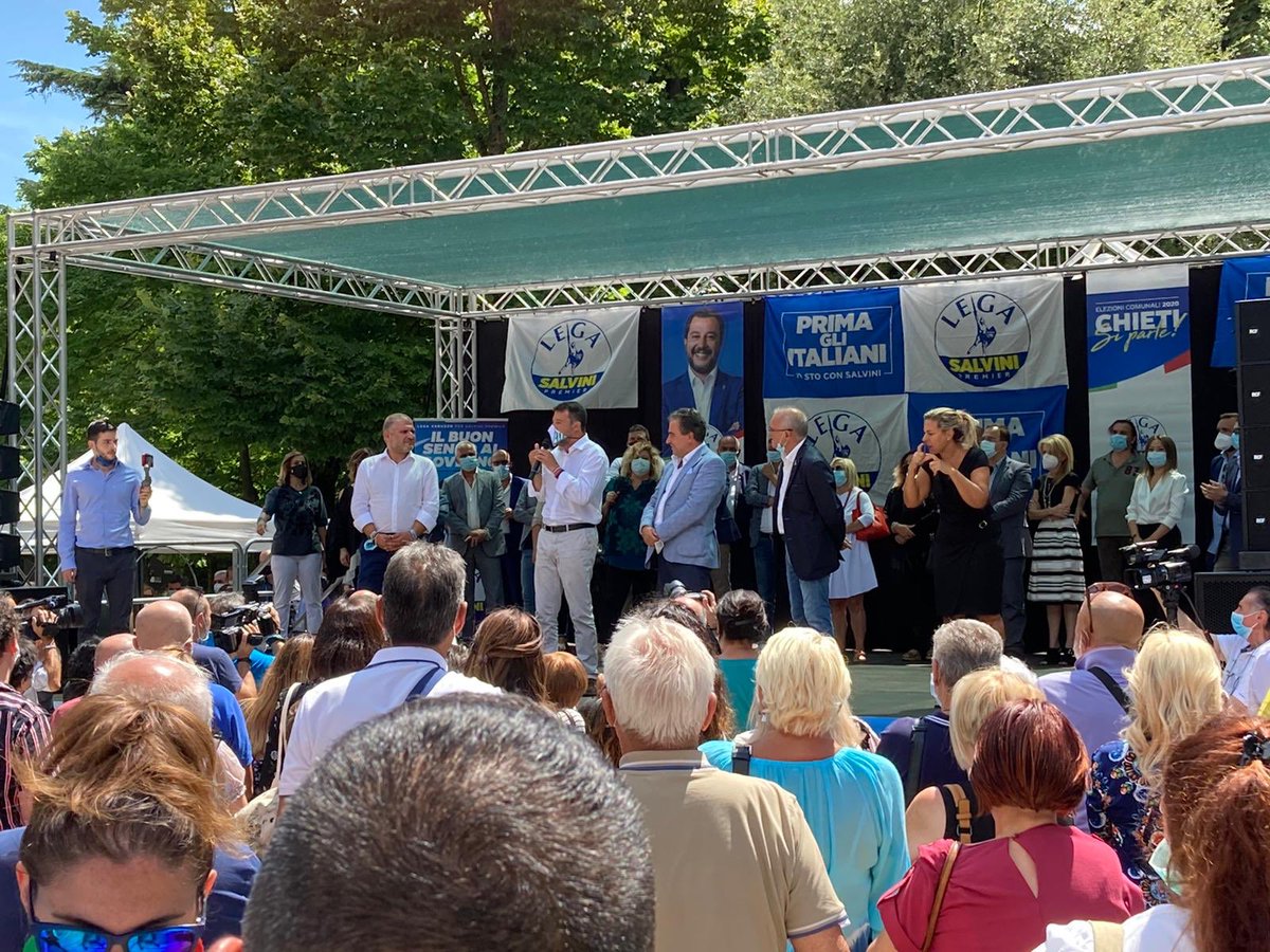 FiorettiPiero's tweet photo. ‼️ #MatteoSalvini oggi di nuovo in #Abruzzo ‼️

📣 #Avezzano e #Chieti hanno riservato una straordinaria accoglienza al #Capitano ❗️

#Lega #LegaGiovani #LegaAbruzzo #legagiovaniabruzzo #iostoconSalvini #SalviniPremier https://t.co/S64uKsvY0H