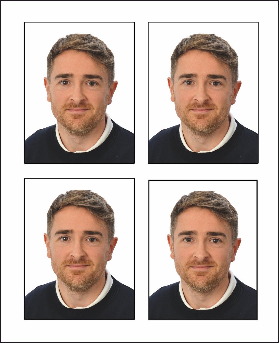 Passport photographs!! I will be in the Studio Friday give me a call for an appointment 01773252000