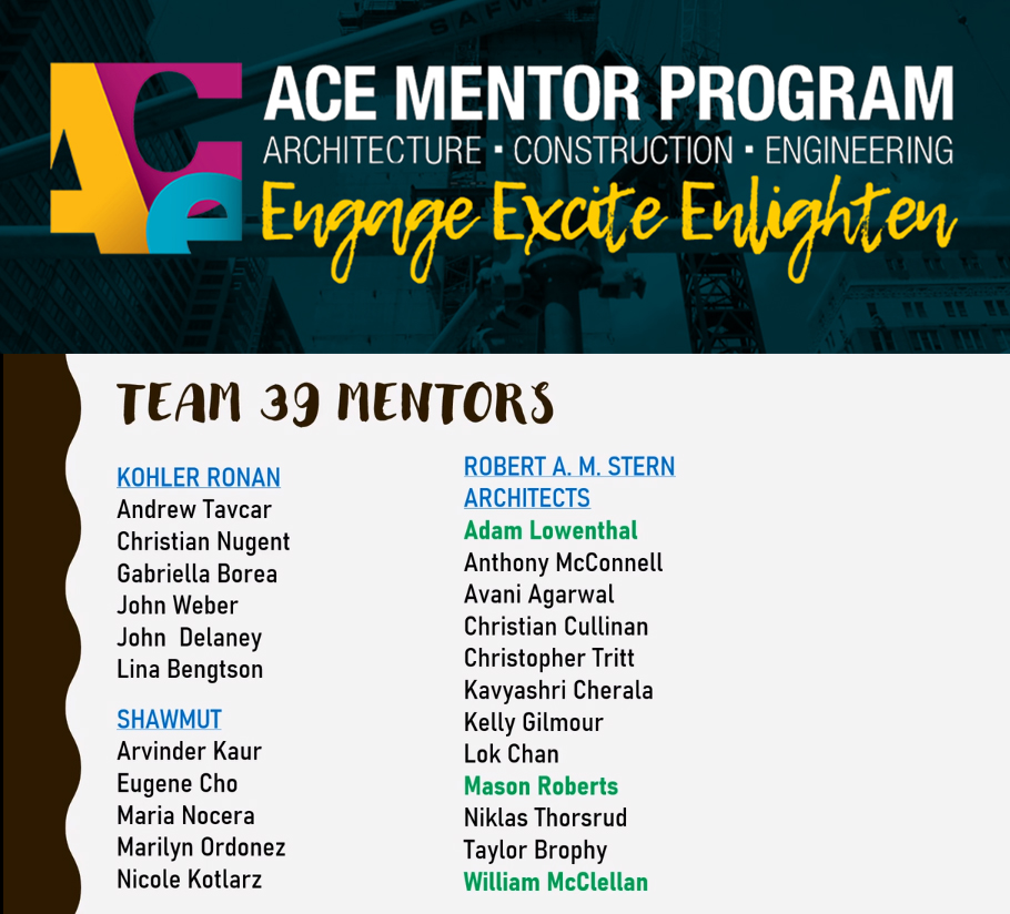 KohlerRonan's tweet photo. Kohler Ronan is happy to be recognized by the @ACEMentor Program for our participation in mentoring young students pursuing careers in architecture, construction, and engineering! #KREngineers #ACEMentors https://t.co/epfrHyhquZ
