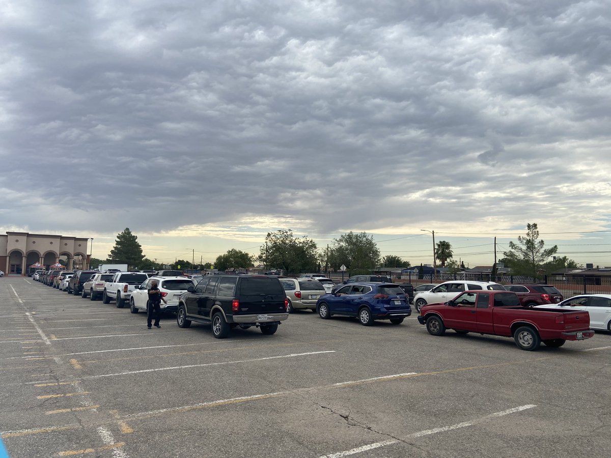 Amazing Ranger Community! 85 cars ready for new Freshmen Laptops!!