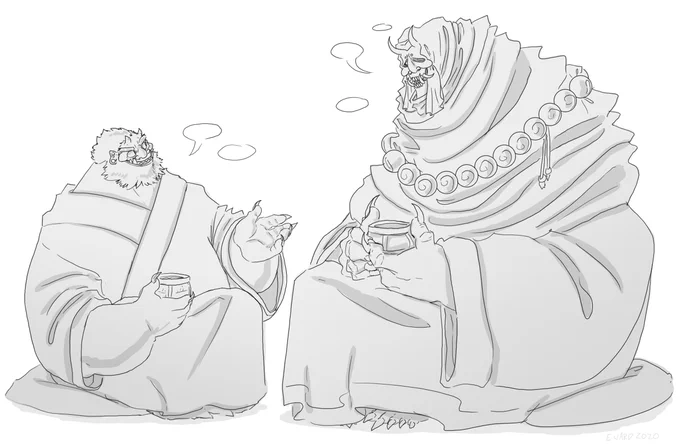 Some rare Osubo &amp; Babata bonding. 