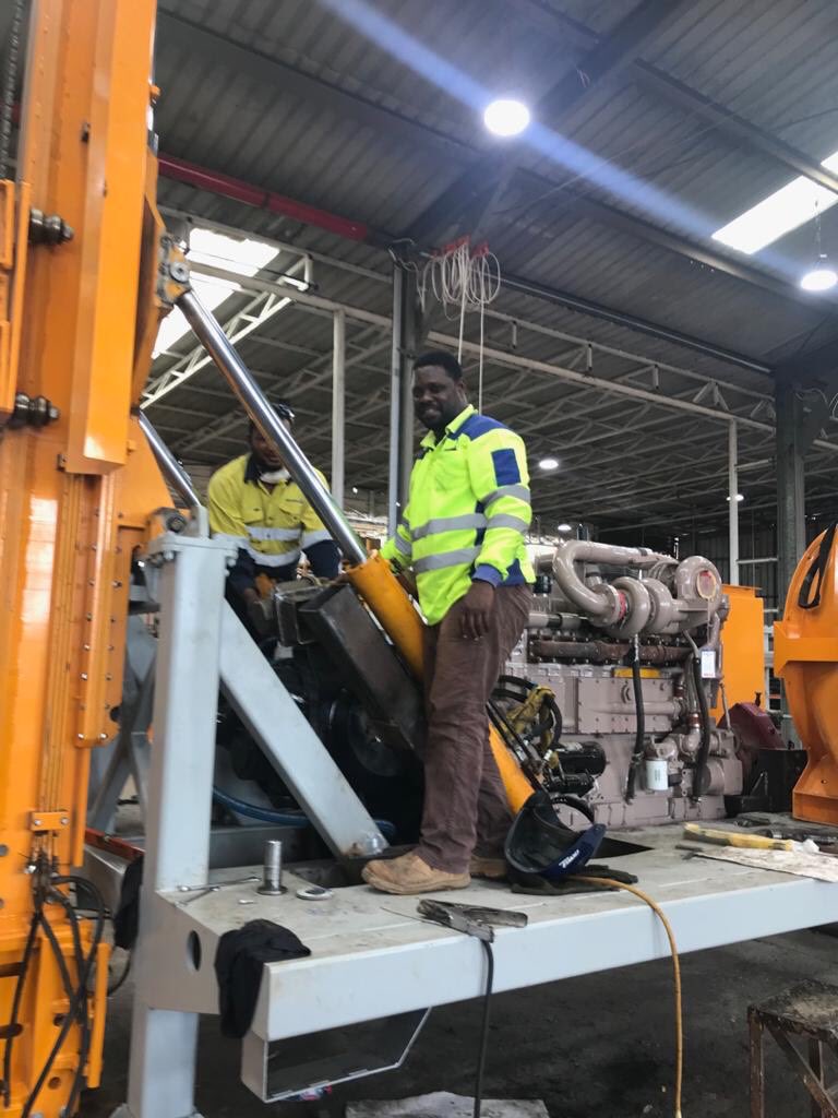 Geodrill_GH's tweet photo. Geodrill's technical team have been working on something exciting for the mining sector in West Africa ...watch this space! 

#geodrill
#geo_to
#innovation 
#teamwork 
#localcontent https://t.co/fBq4P8MtBj